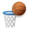 Basketball emoji on Samsung